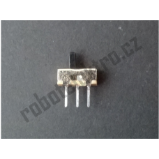 Přepínač posuvný, miniaturní